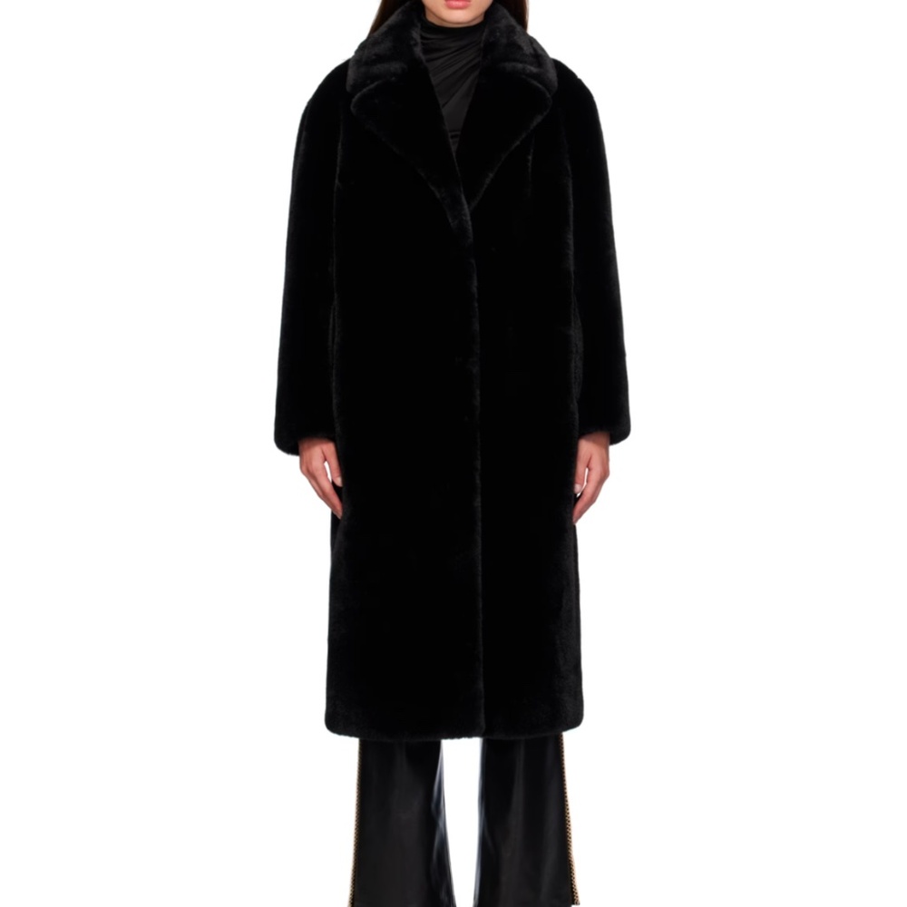 Norman Ambrose Full Length Shaved Mink Fur Coat